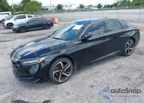 2021 Honda Accord Sport z USA, uszkodzony, nr VIN 1HGCV1F35MA042901